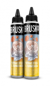 Жидкость Brusko - Черные ягоды с лимоном