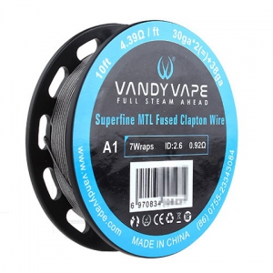 Проволока Vandy Vape Superfine MTL Fused Clapton (Kanthal, 30ga X 2(=)+38ga ― sigareta.com