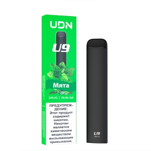 Мята - UDN U9 одноразовая электронная сигарета