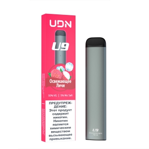Освежающее личи  - UDN U9 одноразовая электронная сигарета