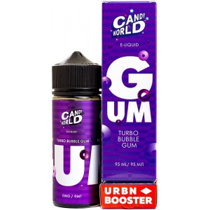 Жидкости CANDY WORLD (95 ml) - Turbo Bubble Gum