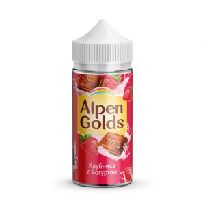 Купить жидкость Alpen Golds (Клубника с йогуртом) 100 мл