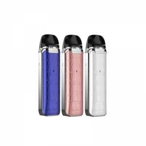 Vaporesso Luxe Q Pod kit – малогабаритная POD-система, оборудованная ёмкой батареей, рассчитанная на использование сменных картриджей для парения жидкостей на солевом никотине. Аксессуар исполнен в классическом для этих приборов дизайне, но при этом фирма
