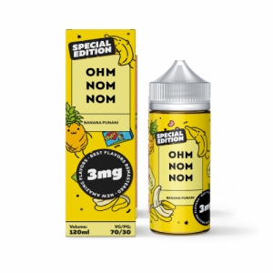 Жидкость OHM NOM NOM Salt (30ml) - Banana Punani